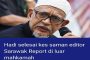 Haji Hadi selesai saman Sarawak Report luar mahkamah