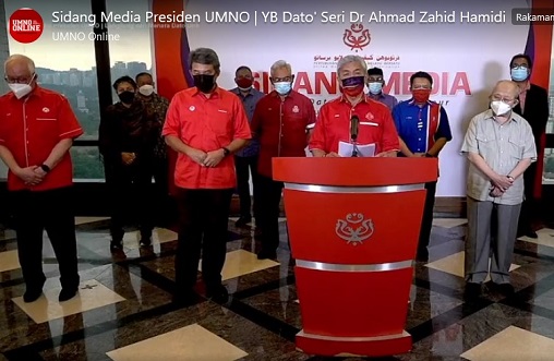 Kerajaan PN tumbang, 10 MP Umno tarik sokongan