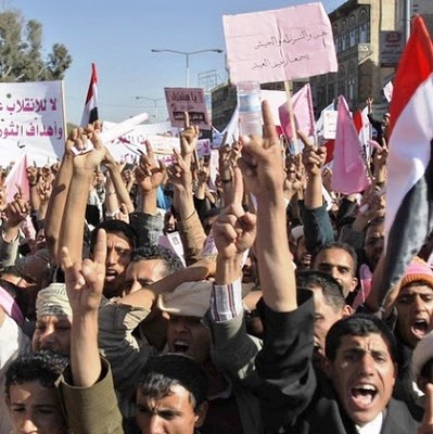 20,000 Sertai tunjuk perasaan di Yaman