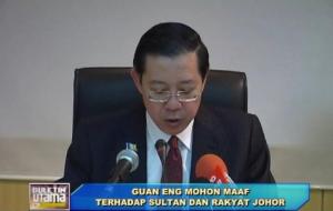 Serang Lim Guan Eng: Pemimpin Umno Pernah Persenda Johor