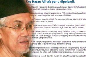 Kes Hassan Ali: Pena Subky Latif Masih Tajam Rupanya!