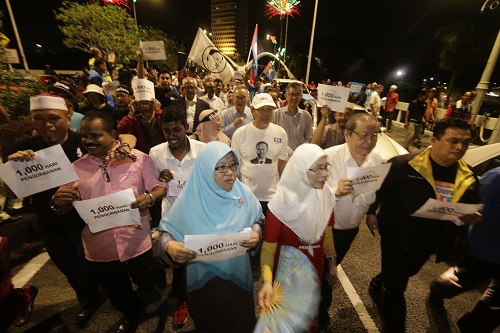 200 penyokong PH sambut 1,000 hari Anwar dipenjara